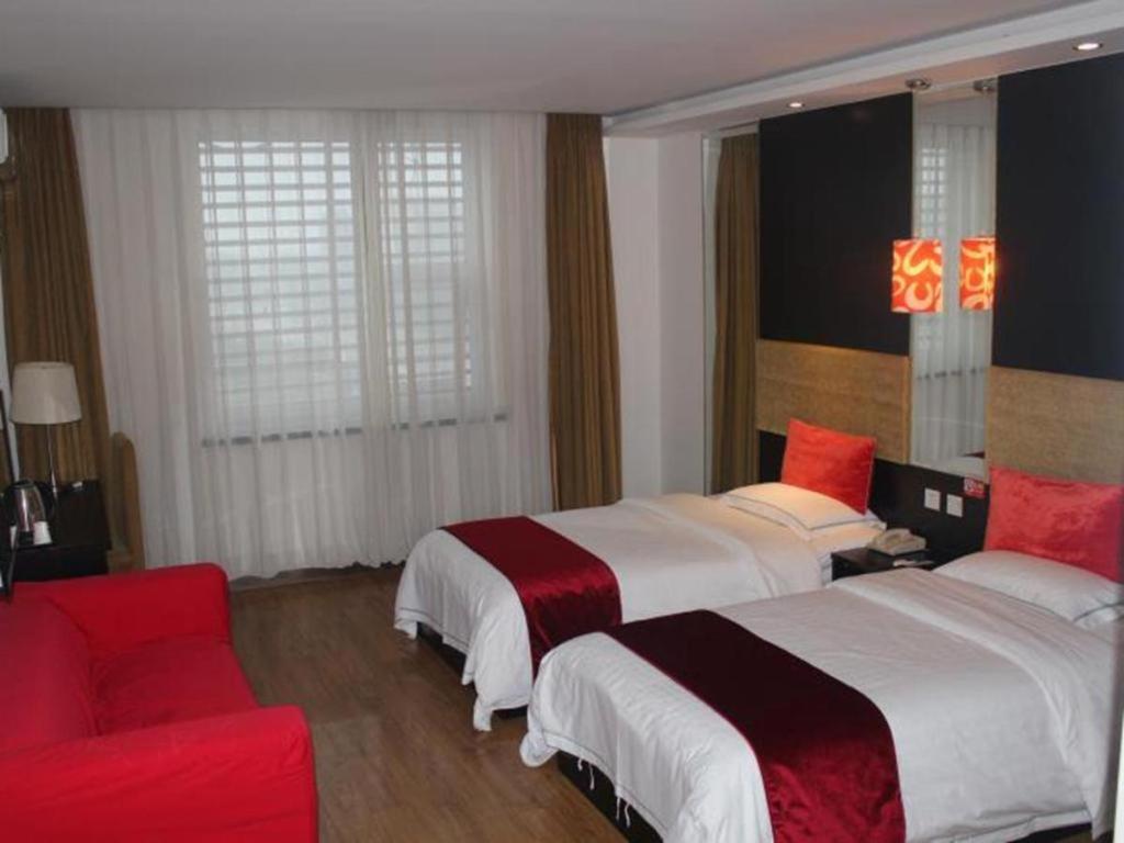 Super 8 Hotel Beijing New National Exhibition Yumin Street Exterior foto