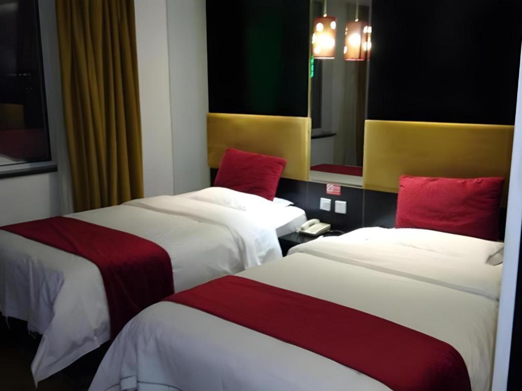 Super 8 Hotel Beijing New National Exhibition Yumin Street Exterior foto